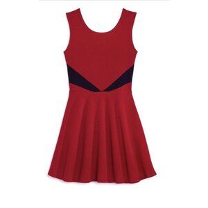 Aqua Girls Contrast. Fit and Flare dress Big kid 100% exclusive Bloomingdale